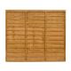 Trade Lap Dip Treated Fence Panel 6ft x 5ft (1.83m x 1.52m)