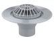 OsmaSoil 110mm Solvent Socket Domed Roof Outlet Grey 4S414G