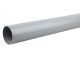 Wavin OsmaSoil plain ended pipe 110mm grey 3m