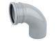 Wavin OsmaSoil S/S bend 87.5° 110mm grey