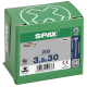 SPAX T-Star Flat Countersunk Screw Wirox Coated 3.5 x 30mm Qty 200