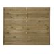 Pressure Treated Decorative Europa Plain Fence Panel 1.8m x 1.5m