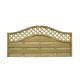 Pressure Treated Decorative Europa Prague Fence Panel 1.8m x 1.2m