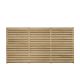 Forest Garden Pressure Treated Contemporary Slatted Fence Panel 6ft x 3ft