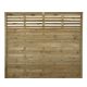 Forest Garden 1.8m x 1.8m Pressure Treated Decorative Kyoto Fence Panel