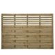 Forest Garden 1.8m x 1.2m Pressure Treated Decorative Kyoto Fence Panel