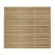 Forest Garden Double Slatted Fence Panel 4 Pack 6 x 5ft